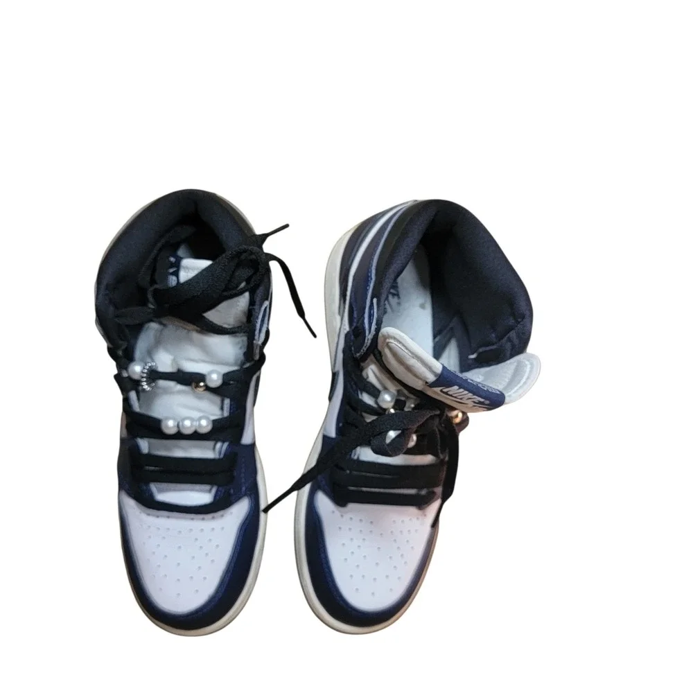 Nike Air Jordan 1 Retro High OG Midnight Navy Boys Sz 6Y FD1437-401, Eur 38.5